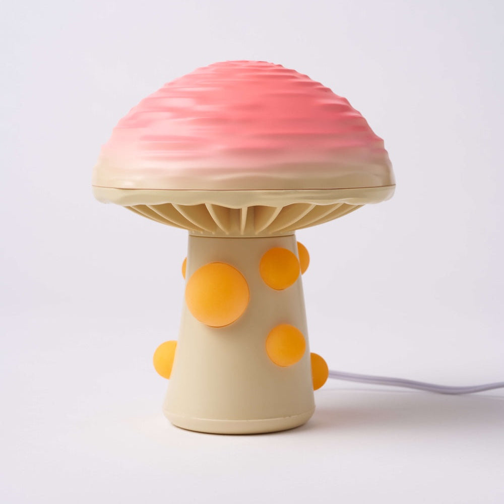 Form + Fungus Series | Wrinkled Peach Table Lamp