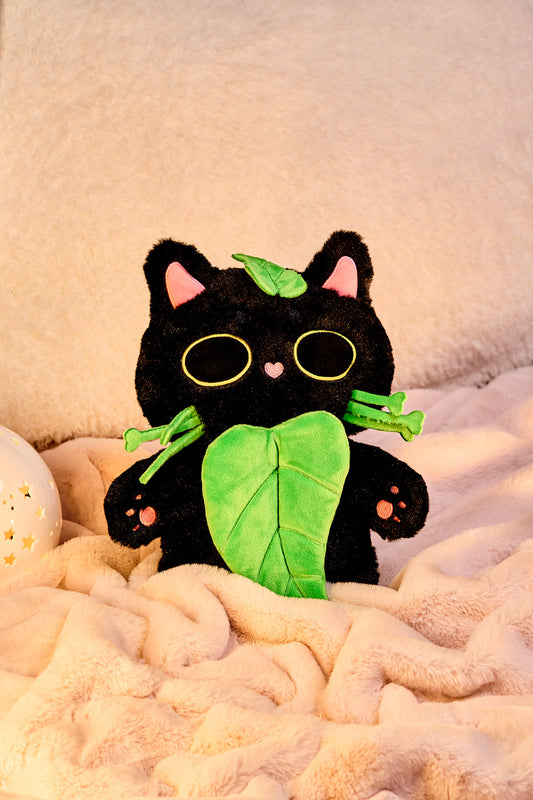 Limited Edition Macha the Black Cat Plush
