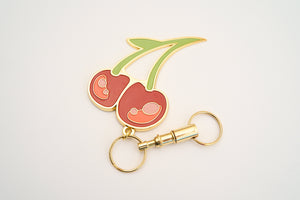 Cherry Defense Keychain