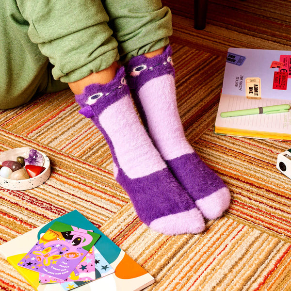 Tiny Protectors Fuzzy Sock 3-Pack (Mina, Taro, Cheese)