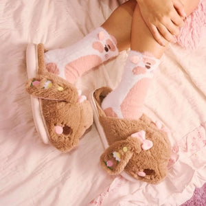 Puffy Cloud Slippers - Maple the Bunny