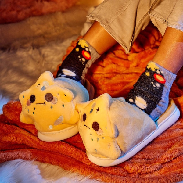 Puffy Cloud Slippers - Sol the Star