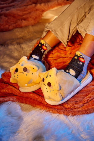 Puffy Cloud Slippers - Sol the Star